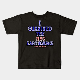 i survived the nyc earthquake Kids T-Shirt